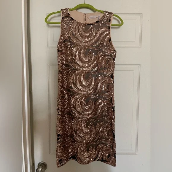 Dstudio | Dresses | Nwt Dstudio Gold Sequin Short Prom Dance Dress Size 6 |  Poshmark